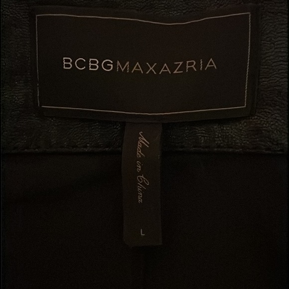 BCBG MAXAZRIA MOTO LEATHER JACKET ……028 - Picture 16 of 16